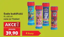 Kaufland Sada bublifuků nabídka