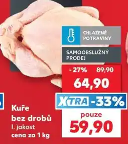 Kaufland Kuře bez drobů nabídka