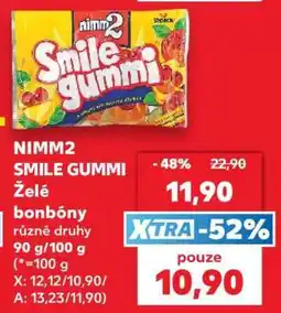 Kaufland Nimm2 Smile gummi nabídka
