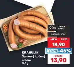 Kaufland KRAHULÍK Šunkový točený salám 100 g nabídka