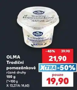 Kaufland Olma Tradiční pomazánkové nabídka