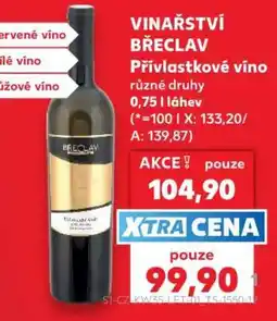Kaufland Vinařství Břeclav Přívlastkové víno nabídka