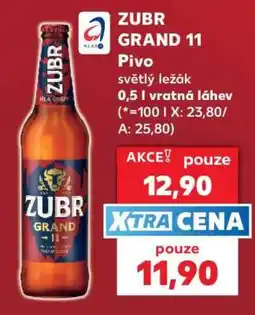 Kaufland Zubr Grand 11 nabídka