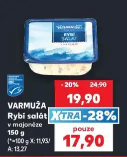 Kaufland Varmuža Rybí salát v majonéze nabídka