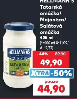 Kaufland HELLMANN'S Tatarská omáčka/Majonéza/Salátová omáčka 405 ml nabídka