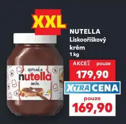 Kaufland NUTELLA Lískooříškový krém 1 kg nabídka