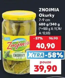 Kaufland Znojmia Okurky nabídka