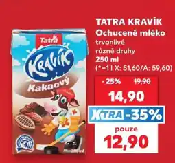 Kaufland TATRA KRAVÍK Ochucené mléko nabídka