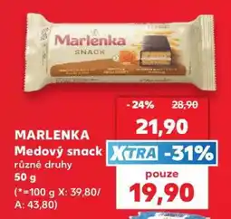 Kaufland MARLENKA MEDOVÝ SNACK nabídka