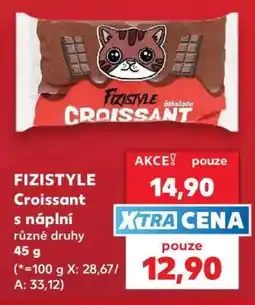 Kaufland FIZISTYLE Croissant s náplní nabídka