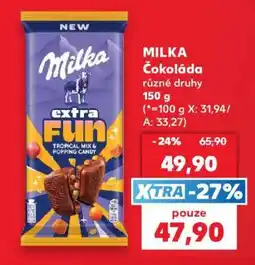 Kaufland Milka Čokoláda nabídka