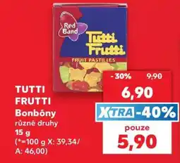 Kaufland TUTTI FRUTTI bonbóny nabídka