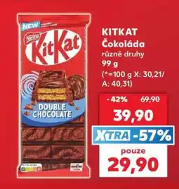 Kaufland KITKAT ČOKOLÁDA nabídka