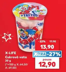 Kaufland X-LIFE Cukrová vata nabídka