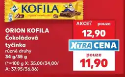 Kaufland ORION KOFILA Čokoládová tyčinka nabídka