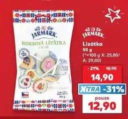 Kaufland Jarmark Roksová lízátka nabídka