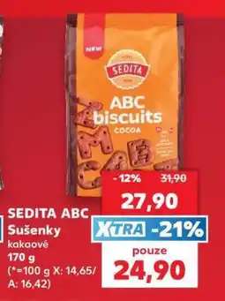 Kaufland SEDITA ABC Sušenky kakaové nabídka