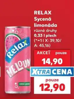 Kaufland Relax sycená limonáda nabídka