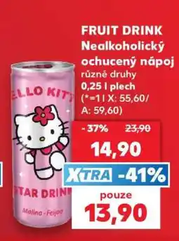 Kaufland FRUIT DRINK Nealkoholický ochucený nápoj nabídka