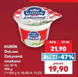 Kaufland KUNÍN DeLuxe Zakysaná smetana nabídka