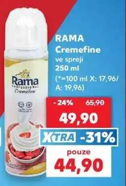Kaufland RAMA Cremefine ve spreji 250 ml nabídka