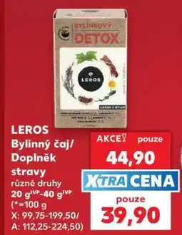 Kaufland LEROS Bylinný čaj/Doplněk stravy nabídka