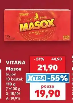 Kaufland VITANA Masox bujón 10 kostek 110 g nabídka
