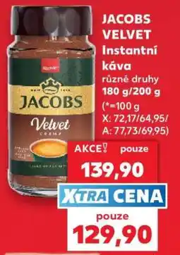 Kaufland Jacobs Velvet instantní káva nabídka