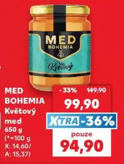 Kaufland MED BOHEMIA Květový med 650 g nabídka