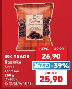 Kaufland IBK TRADE Rozinky Jumbo Thomson nabídka