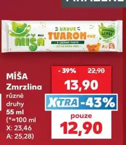 Kaufland Míša Zmrzlina nabídka