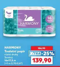 Kaufland Harmony toaletní papír nabídka