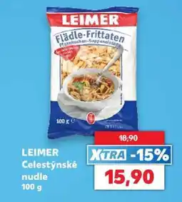 Kaufland LEIMER Celestýnské nudle 100 g nabídka