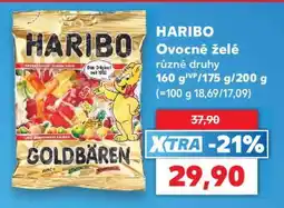 Kaufland HARIBO Ovocné želé nabídka