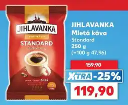 Kaufland JIHLAVANKA Mletá káva Standard nabídka