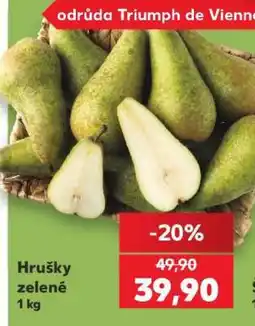 Kaufland Hrušky zelené nabídka