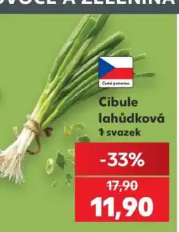 Kaufland Cibule lahůdková nabídka