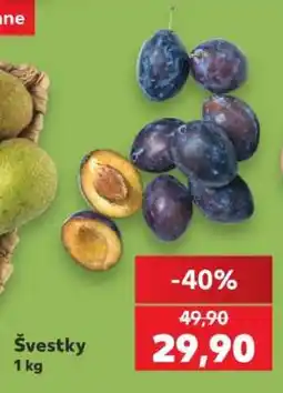 Kaufland Švestky nabídka