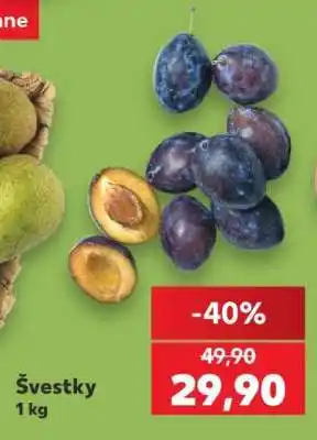 Kaufland Švestky nabídka