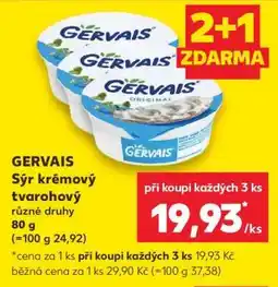 Kaufland GERVAIS Sýr krémový tvarohový nabídka