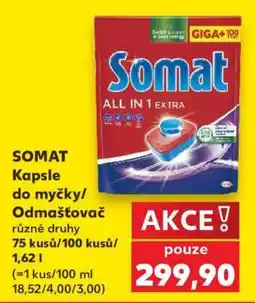 Kaufland SOMAT Kapsle do myčky/ Odmašťovač nabídka
