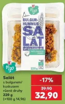 Kaufland Salát s bulgurem/kuskusem nabídka