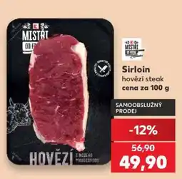 Kaufland Sirloin hovězí steak nabídka