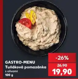 Kaufland GASTRO-MENU Tuňáková pomazánka s olivami nabídka