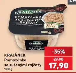 Kaufland KRAJÁNEK Pomazánka se sušenými rajčaty 100 g nabídka