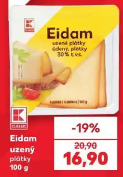 Kaufland Eidam uzený plátky • 100 g nabídka