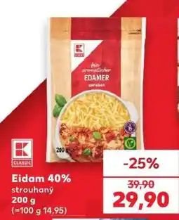 Kaufland Eidam 40% strouhaný nabídka