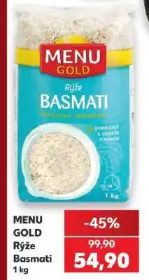 Kaufland MENU GOLD Rýže Basmati 1 kg nabídka