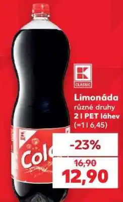 Kaufland Limonáda nabídka