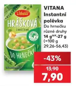 Kaufland Vitana Instantní polévka nabídka